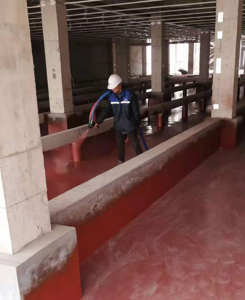 養(yǎng)殖場地面耐磨聚脲噴涂案例
